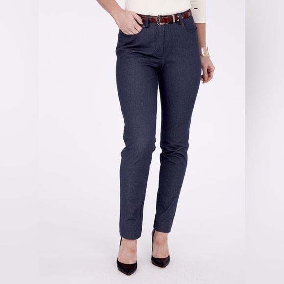 NINA MCLEMORE EQUESTRIAN STRETCH DENIM JEAN - Picture 1 of 7